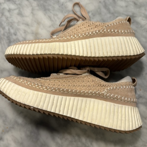 Dolce Vita Cream Sneakers - Picture 9 of 10